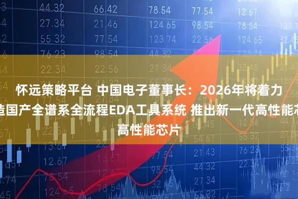 怀远策略平台 中国电子董事长：2026年将着力打造国产全谱系全流程EDA工具系统 推出新一代高性能芯片